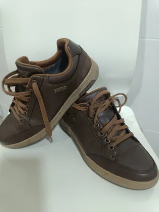 Zapatos Skechers Marrones Hombre