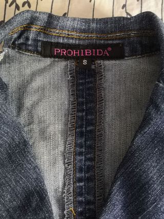 Chaqueta vaquera PROHIBIDA talla S