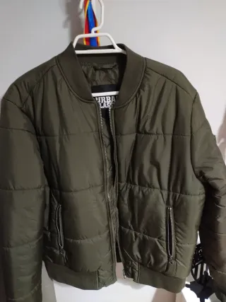 Chaqueta bomber hombre verde oliva