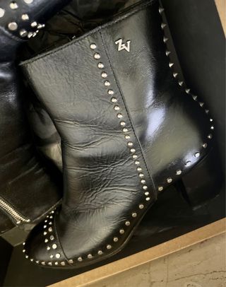 Botines Zadig & Voltaire Negros Tachuelas