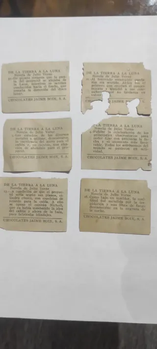 Cromos Chocolates Jaime Boix