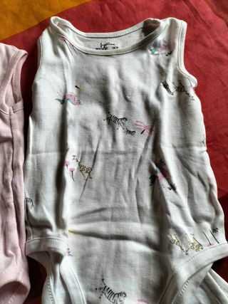 Set 6 body neonata cotone