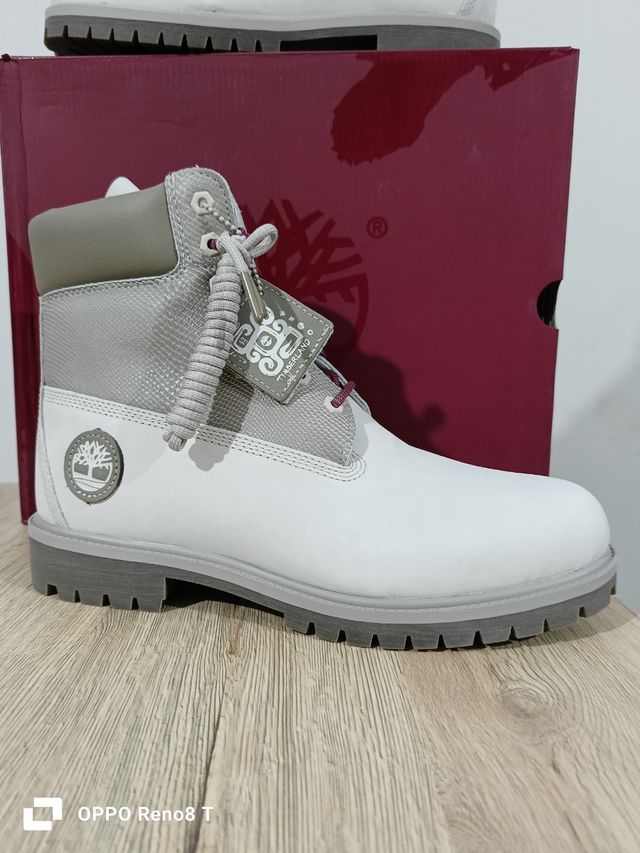Timberland Stivali Uomo Grigio Bianco