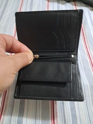 Cartera monedero negra