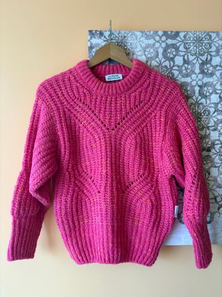 Jersey LOREAK MENDIAN rosa punto