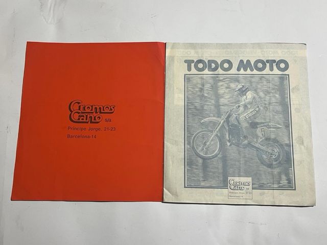 Álbum Libro de Cromos TODO MOTO