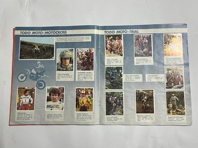 Álbum Libro de Cromos TODO MOTO