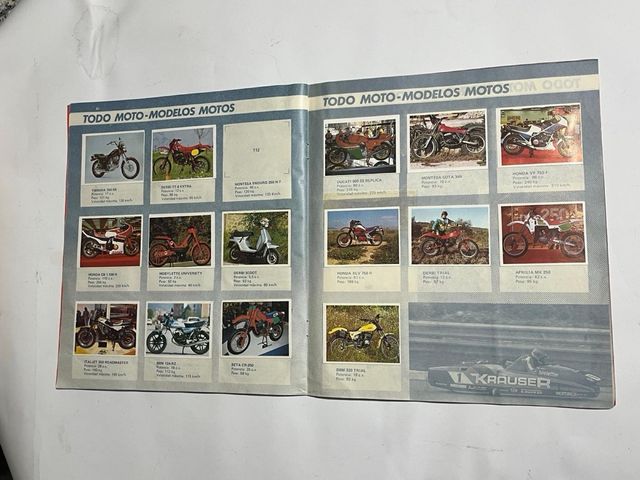 Álbum Libro de Cromos TODO MOTO