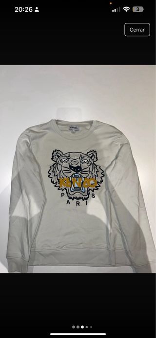 Sudadera Kenzo Paris Tigre Talla S
