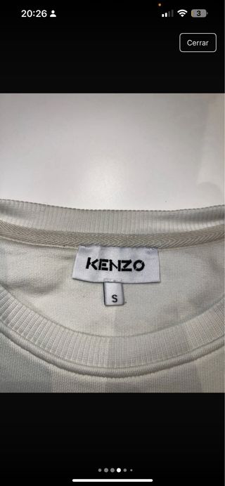 Sudadera Kenzo Paris Tigre Talla S