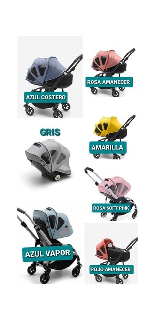 Capotas ventiladas bugaboo bee Am Nuevas!