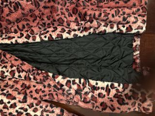 Abrigo pelo leopardo mujer Talla M