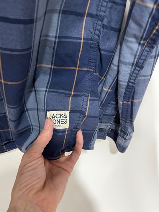 Camisa Jack & Jones cuadros juvenil