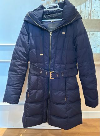 Plumífero de Zara azul marino 