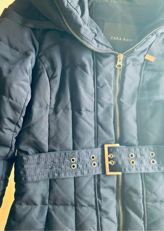 Plumífero de Zara azul marino 