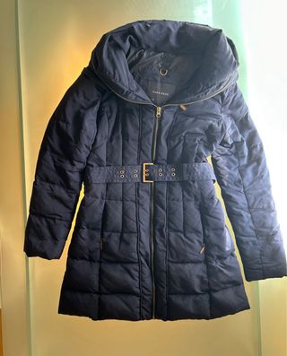 Plumífero de Zara azul marino 