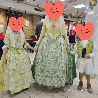 Vestido Traje de Fallera Niña 9 Años
