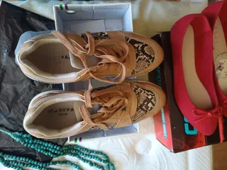 Zapatillas Skechers Mujer Talla 40 Blancas