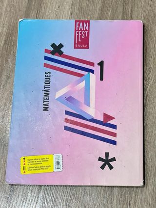 Matemàtiques 1r Batxillerat LA Fanfest