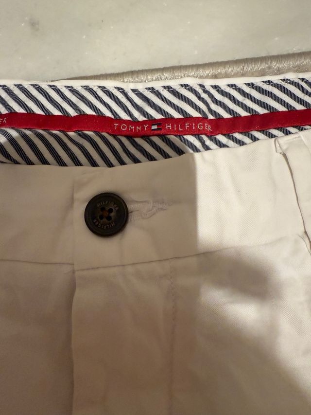 Pantalones cortos Tommy Hilfiger blancos hombre