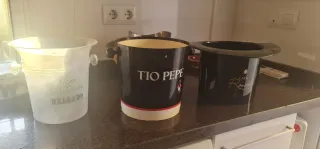 Cubiteras Tio Pepe y Cava Rondel