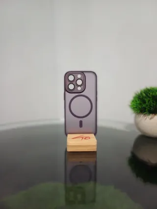 Funda Silicona iPhone 16 Pro Morado