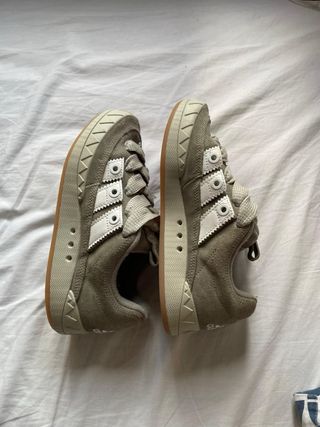 Adidas Zapatillas Grises y Blancas