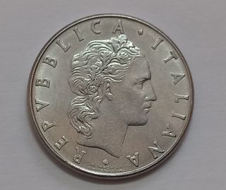 Moneda Italia Dios Vulcano Herrero 1979