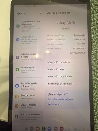 Samsung Galaxy Tab A9 Silver