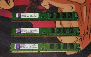 6 memorias RAM kingson
