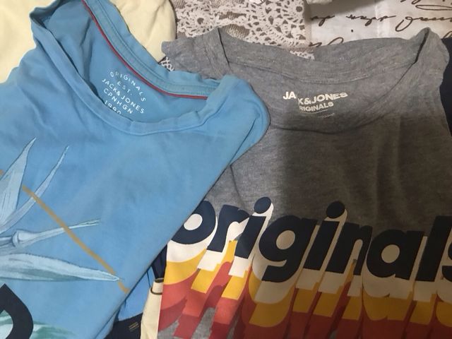 Camisetas Jack & Jones Adolescente, varias marcas