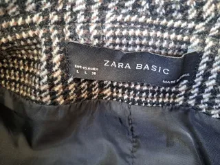 Chaqueta Zara cuadros