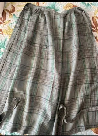 Delantal Baturra Gris y Verde