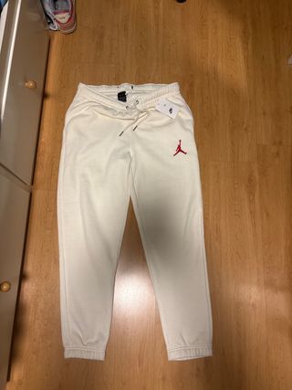 Pantalones chándal Jordan Beige largos 