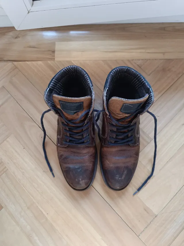 Botas Merkal Marrones Cuero