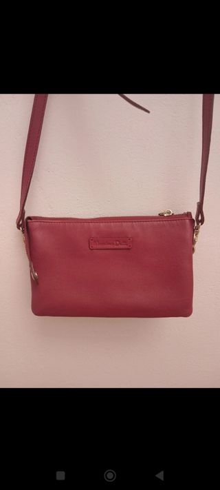 Bolso pequeño Massimo Dutti Rojo