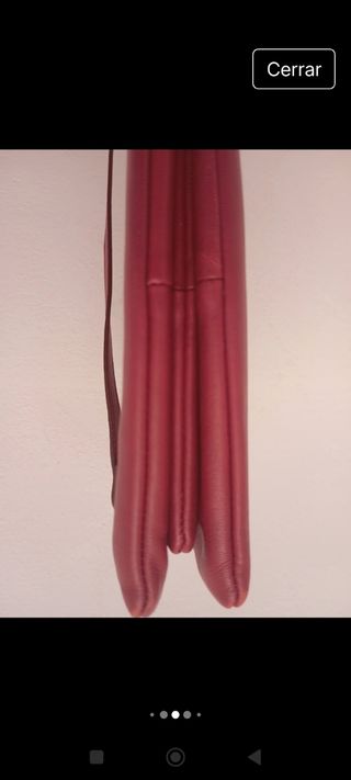 Bolso pequeño Massimo Dutti Rojo