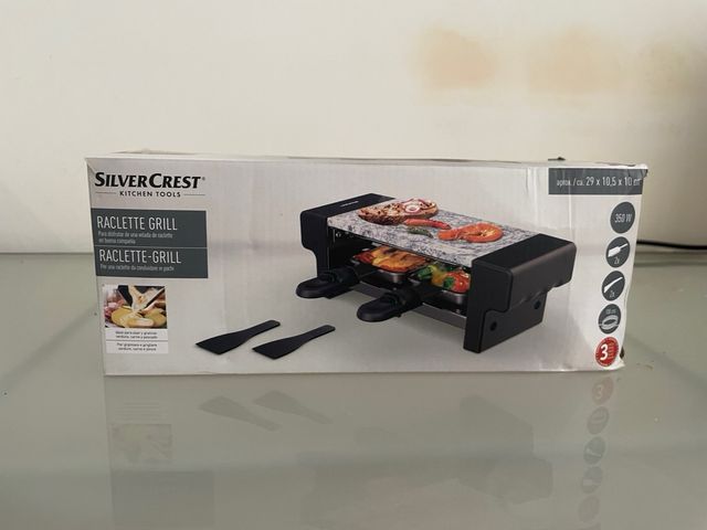 Raclette Silvercrest 350W para 2 personas