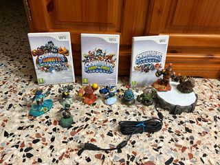 Lote Skylanders 3 Juegos Wii + Base