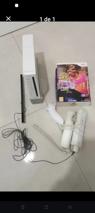 Consola Nintendo Wii Blanca + Juego Zumba