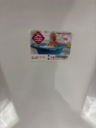 Bañera para bebé blanca