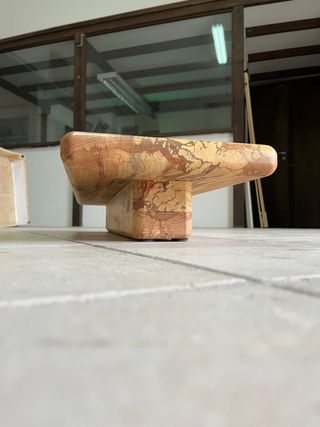 Tavolino basso in legno Arte Legno