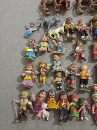 Lote Figuras Belén Antiguo