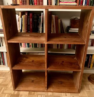 Libreria in teak massiccio