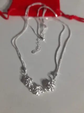 Collar Plata 925 Flores