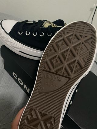 Zapatillas Converse plataforma negras
