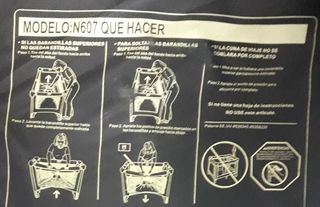 Cuna de viaje plegable