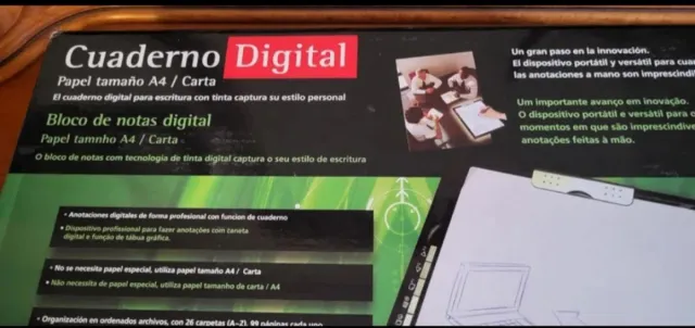 Cuaderno Digital Electrónico A4/Carta