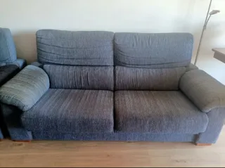 Sofá de 2 plazas gris
