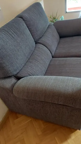 Sofá de 2 plazas gris